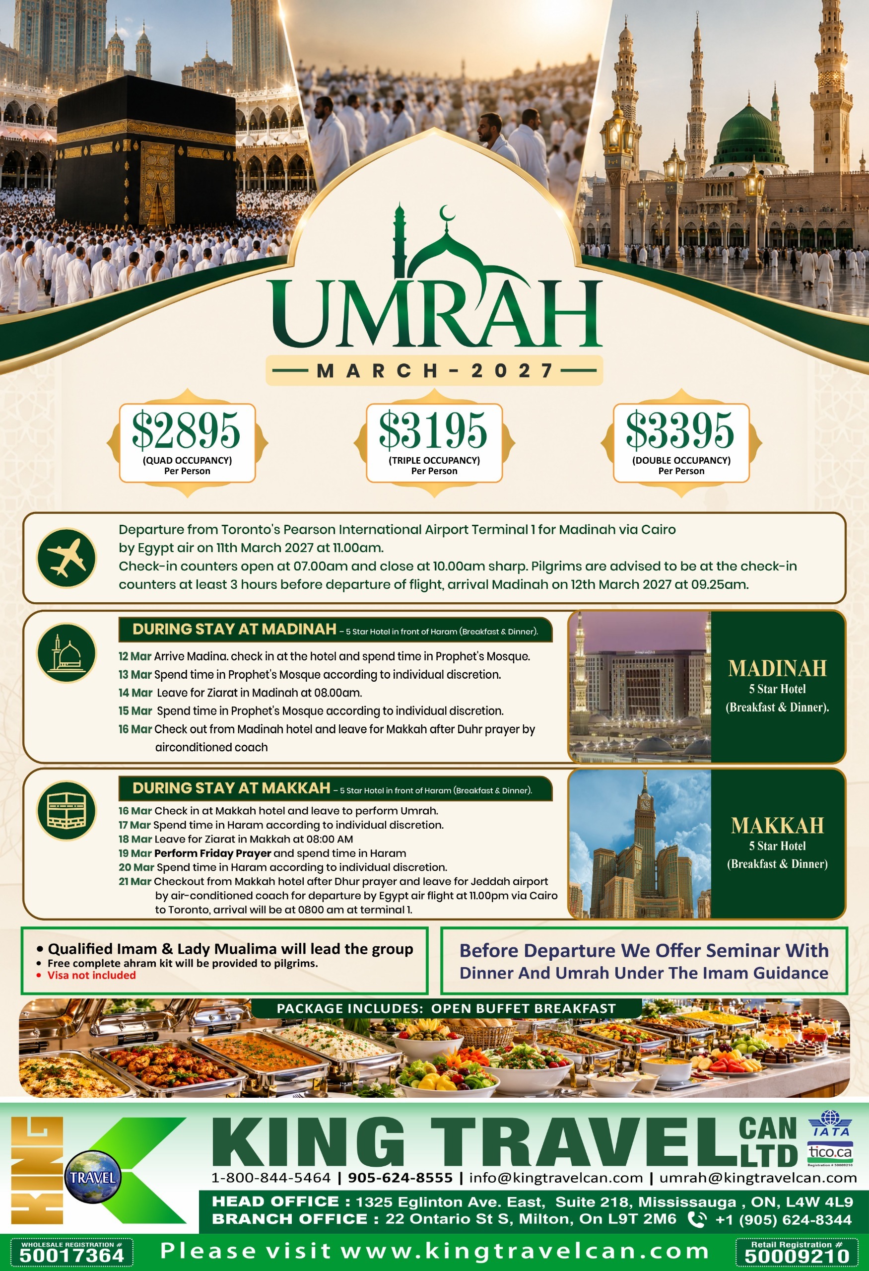 umrah march 2027 Package Brochure